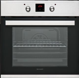trouby velmi snadným. Sklo se dá mýt i v myčce nádobí. Easy To Clean Enamel Hladký vnitřní smalt dělá čištění trouby snadnějším.