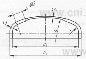 Vypočteno: Minimální tloušťka stěny e PD i := e = 0.95 mm 2f z P (1.2-1) Volím tloušťku stěny e a := 8mm Střední průměr skořepiny D m := D i + 2e a D m = 508 mm (1.