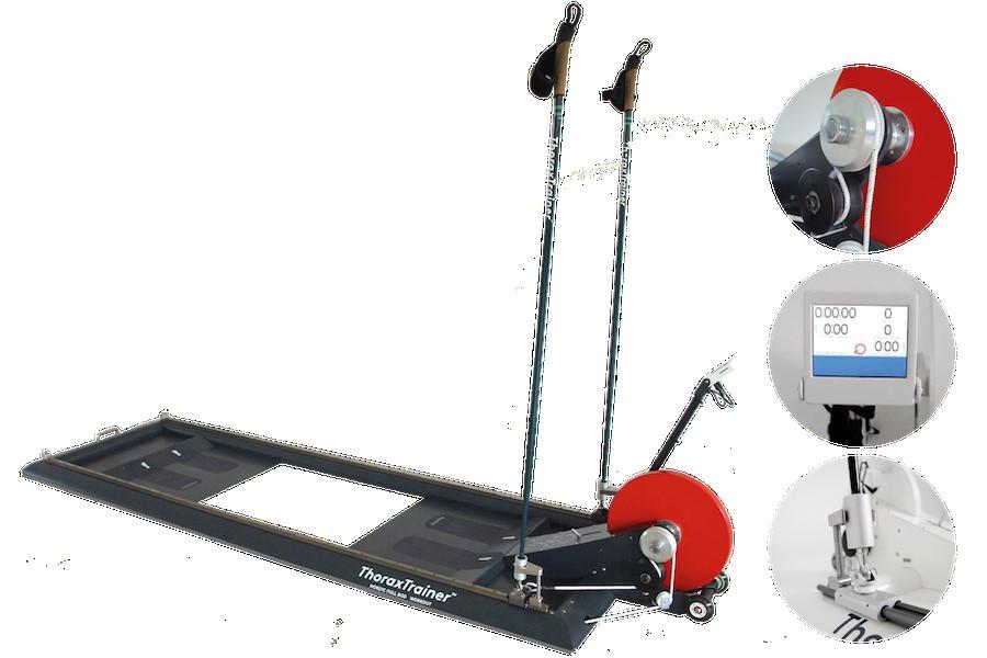 Výzkumný projekt provedený na Umeå University (Švédsko) ukázal korelaci 0.96 mezi ThoraxTrainer a během na lyžích.