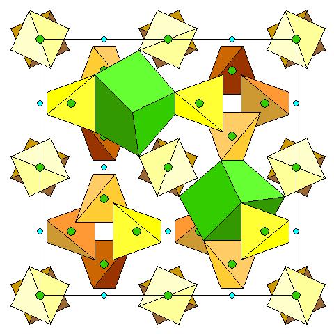 2. Nesosilikáty- skupina granátu Izolované tetraedry SiO 4 sdílejí apikální kyslíky s deformovanými oktaedry (Al a Fe 3+ ) a s deformovanými dodekaedry (Mg, Fe 2+, Mn, Ca).