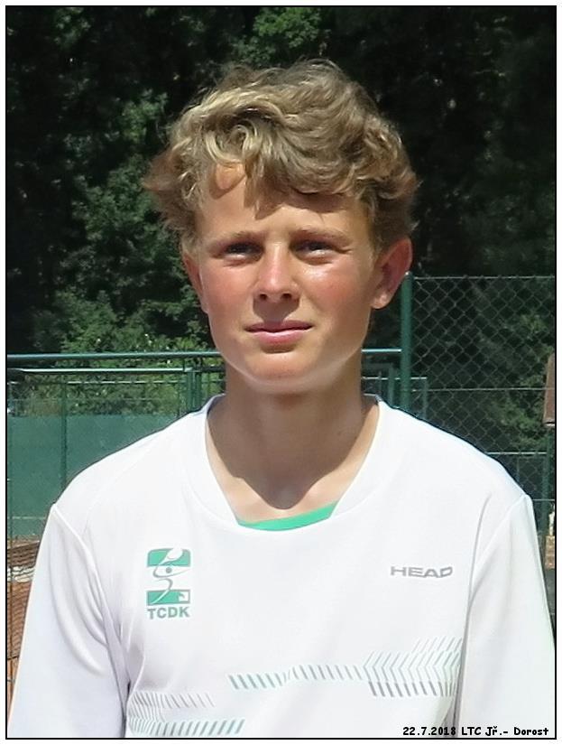 Dominik K n u t s o n Vítěz čtyřhry TK Jaroměř, 21.7.2018 Matyáš Ř í h a Semifinalista čtyřhry TC Hořice, 14.7.2018 Semifinalista čtyřhry TC Dvůr Králové,z.