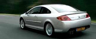 O S O B N Í B I Z Peugeot 407 Coupé V6 HDi: lví král Elegance a špičková technika. Přesně to se snaží skloubit Peugeot 407 Coupé s motorem 2,7 V6 HDi a automatickou převodovkou BVA.