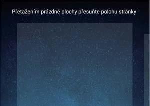 2 Klepnutím na na nejvzdálenější domovské obrazovce vlevo nebo vpravo přidejte novou obrazovku.