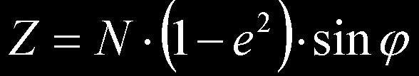 Pravoúhlé prostorové souřadnice Osa X je průsečnice roviny rovníku s rovinu nultého poledníku.