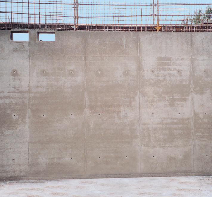 Speciální použití Pohledový beton Jednoduchý i náročný povrch betonu Bednění pro pohledový beton s běžným otiskem spár.