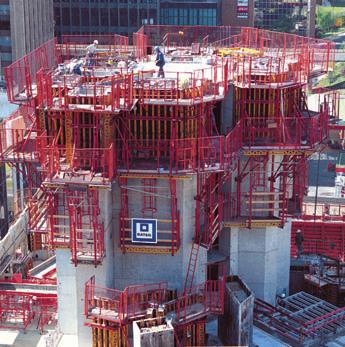 Jaké stěnové bednění? Nosníkové nebo rámové bednění VARIO GT 24 nebo TRIO Architektonicky zajímavé objekty se složitým půdorysem často vyžadují speciální bednění.