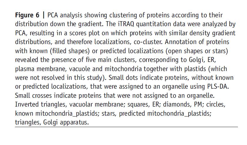 Vacuolar membrane ER PM Mito/chloro