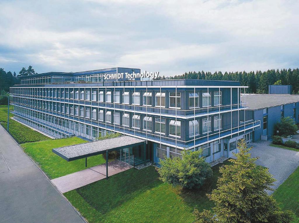 Jako rodinný podnik mezinárodně uznávaný technologický leader SCHMIDT Technology je rodinná, středně velká firma na nejvyšší technologické úrovni.