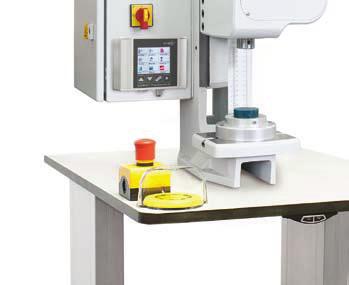 stick-slip efektu optimalizuje montážní proces Nízká hladina hluku poskytuje nestresující pracovní prostředí SCHMIDT ElectricPress 43 Automation