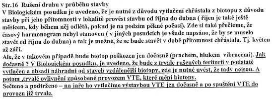 Touto připomínkou se zabývá zde uvedený Posudek. Provedený průzkum netopýrů byl vyhodnocen jako nedostatečný.