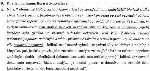 (Kočvara, 2008). b) Obsah vyjádření: Touto připomínkou se zabývá zde uvedený Posudek.