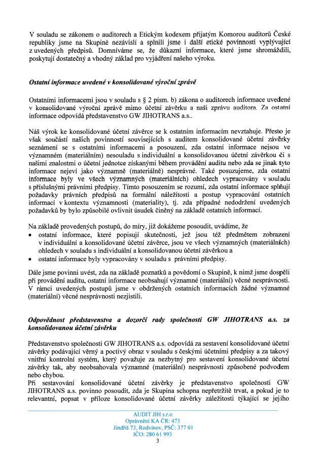 konsolidovaná výroční