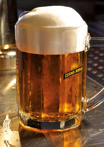 Pivo vždy čepujeme do mokrého a vytemperovaného pivního skla. 2.