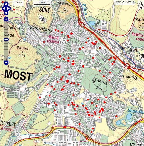 8.2 CHARAKTERISTIKA POPTÁVKY, PŘEPRAVNÍ VZTAHY Počet obyvatel města Mostu byl k 1. 1. 2016 zhruba 67 tis.