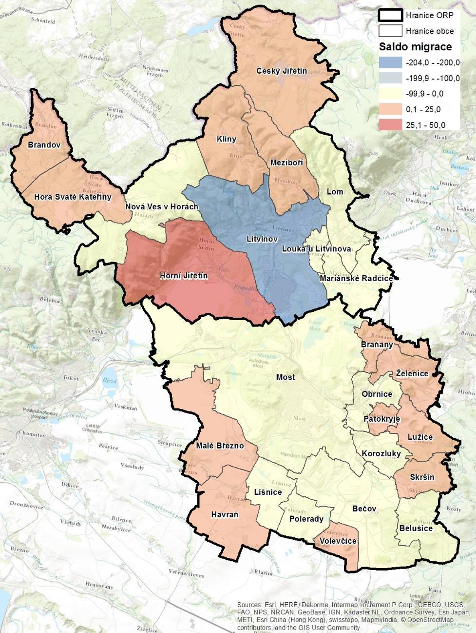 Pokles počtu obyvatel však v současné době probíhá ve většině postindustriálních měst v ČR.