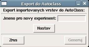 Autoclass automatický klasifikační systém, založený na metodách učení bez