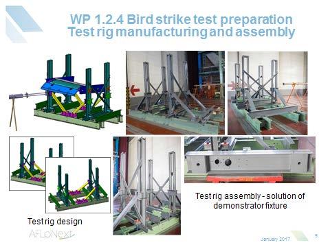 Numerické simulace bird-strike pro ověření navržených zkušebních