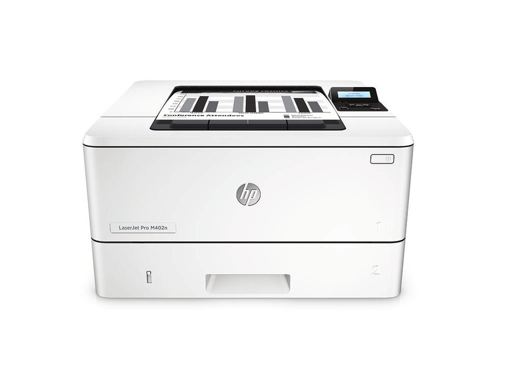 Datový list Řada tiskáren HP LaserJet Pro M402 Ohromující rychlost. Pevné zabezpečení. Tiskový výkon a silné zabezpečení odpovídající způsobu vaší práce.