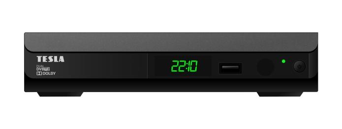 ÚVOD Přední panel Indikátor napájení LED displej port USB Tlačítko napájení IR snímač Zadní panel Anténa SCART pro připojení k TV Koaxiální zvukový výstup CAUTION RF IN RF OUT 0-40