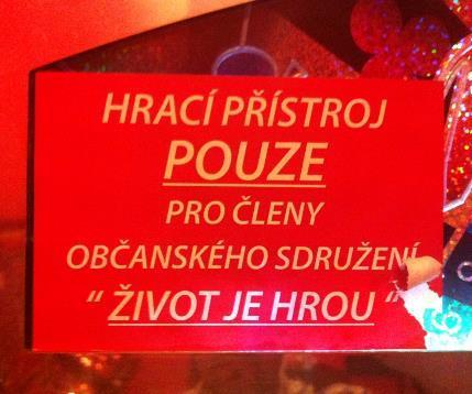 LEGÁLNÍ PROVOZ LOTERIÍ - KASINA Zřízení jednoho či více