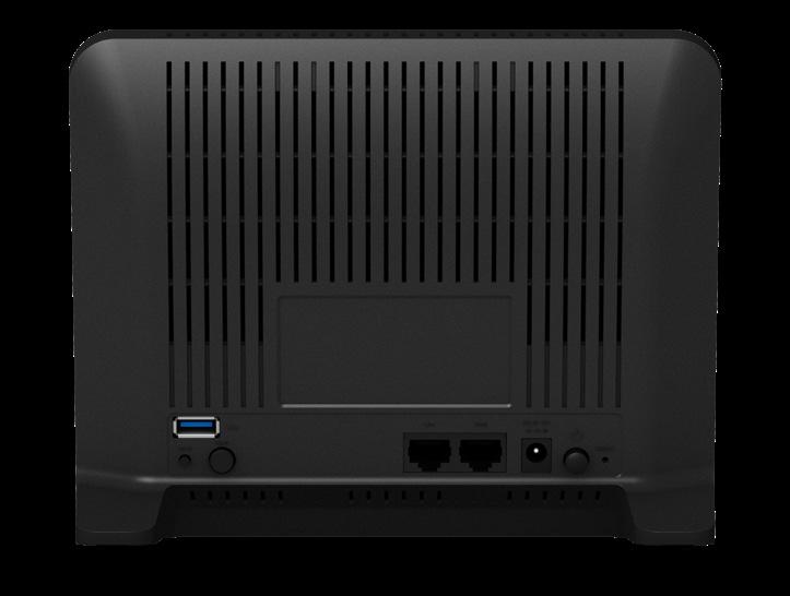 256 MB Vysoce výkonná interní anténa 2T2R (2,4 GHz / 5 GHz) 1 x Gigabit 1 x Gigabit Externí port USB 3.