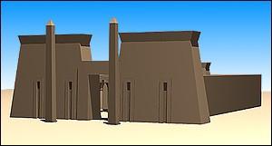 chrám v Karnaku) a někdy jsou tyto chrámy popisovány jako pozemský domov bohů.