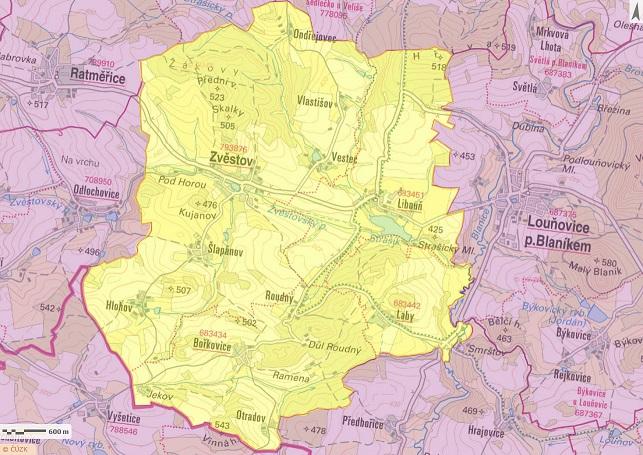 2 ÚDAJE O KONCEPCI 2.1 Základní údaje Název územně plánovací dokumentace: Územní plán Zvěstov - návrh Pořizovatel: Městský úřad Votice, Odbor výstavby a územního plánování, Komenského nám.