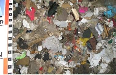 hustota: 0,3 0,5 t/m 3 nebo použité jako surovina pro výrobu RDF & SRF Residue