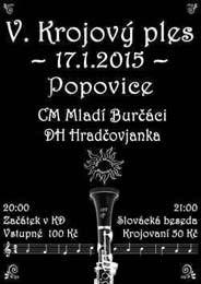 zázemí pro účinkující. Dětský krojový ples se v Boršicích uskuteční v neděli 18. ledna od 14.00. Začne pochodem a představením účinkujících souborů.
