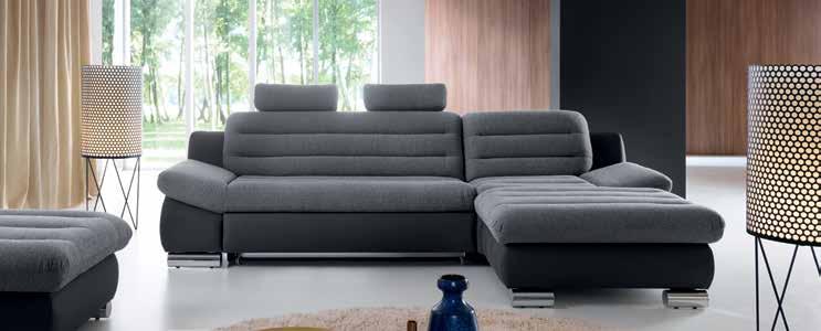 3S/1OT, š*v*h: 293*92*170cm, výška sedu 47 cm plocha pro spaní: 140*196 cm L/P 32 237,- (cena za sedací soupravu od) 23 990,- (sk.