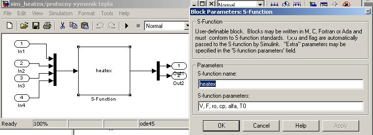 Pokud máme zájem řidat otřebný očet vstuů a výstuů, rovedeme to omoí bloků mux a demux, které se naházejí v seki simulink-signal routing.