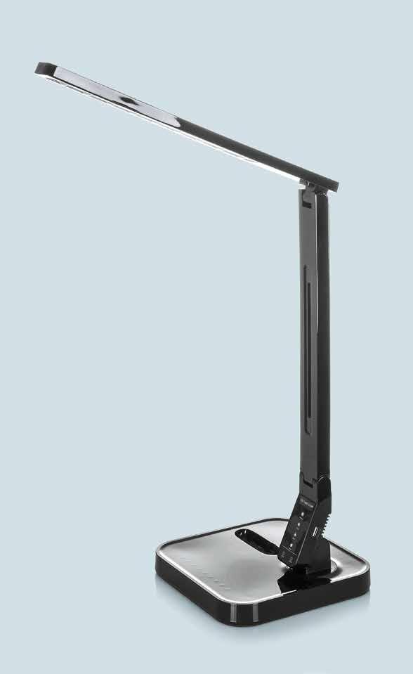 TECHNOLOGIE Příkon 11W Regulovatelná teplota barvy 2700-6500K (od teplé do studenou) Zásuvka USB Dobíjecí stanice Regulovatelná jasnost max 530lm bílá CS003 černá CS004 StarS Uvěř i lampička může být