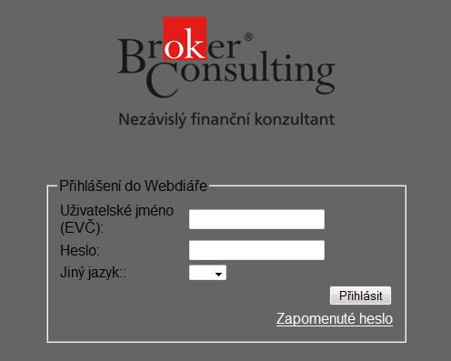 6) Webdiář (WD) Odkaz na aplikaci webdiář(wd) : https://portal.bcas.cz:4443/ Uživatelské jméno a heslo je vždy zasláno prostřednictvím sms na telefonní číslo uvedené ve smlouvě.
