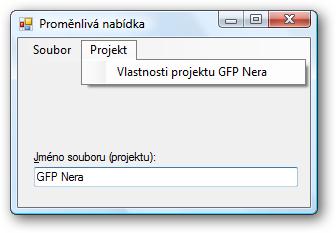co je v textovém políčku a