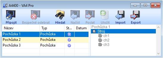 Route Downloader Route Downloader je program určený k přenosu pochůzek do přístrojů (VA4Pro, VA3Pro, Vibrio M a Lubri) a přenosu naměřených pochůzek do souboru.