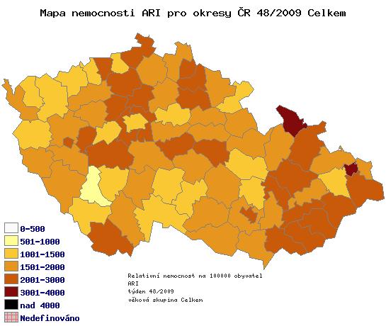 chřipkou v epidemické sezóně