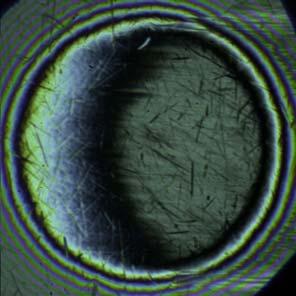 Rozběh třecích povrchů Chromatický interferogram reálná topografie kuličky 300 51,1 ms Σ =