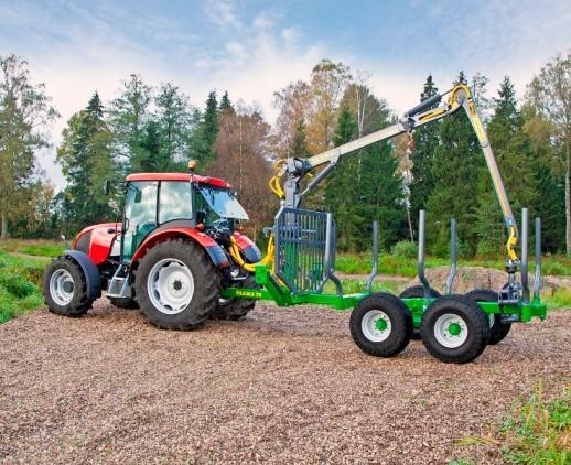Obrázek 6 - Vyvážecí vlek za traktor.[6] 4.3.