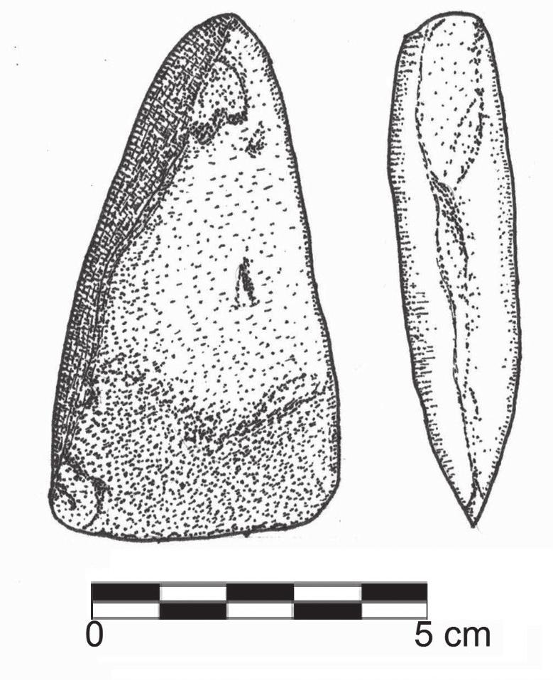 Přehled výzkumů 57-1, Brno 2016 Neolit Neolithic Neolithicum Bílov (Okr. Nový Jičín),,Pískovna. Neolit. Ojedinělý nález. Povrchový sběr.