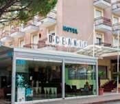 HOTEL OCEANIC*** 70 M OD PLÁŽÍ, BAZÉN Poloha a pláž: 70 m od pláže., v centrální části města, blízko nákupní třídy, mezi Piazza Marina a Piazza Nember.