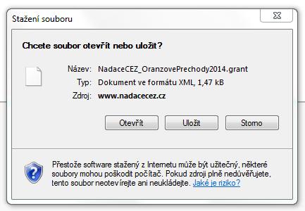 2 Vstup do žádosti Krok 1. - Chci podat novou žádost K podání žádosti se můžete dostat z webových stránek Nadace ČEZ www.nadacecez.cz, nebo přímo na adrese https://www.