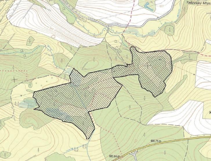 Název: Evropsky významná lokalita Louky u Dlouhé Lomnice Kód lokality: CZ0413015 Rozloha: 26i30 ha EVL leží v oblast na pomezí Doupovských hor a Slavkovského lesai 3 km západně od Bochova (obr. 14).