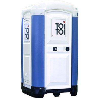 mobilní toalety. Intervaly servisu a vyvážení budou 1 x za týden (dle dohody je možné také1 x za 14 dní). Rozměry mobilní toalety jsou 120 x 120 x 230 cm (š x h x v). Hmotnost 82 kg.