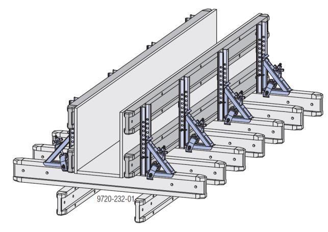 6.2.1.5.1 Výčet materiálu Maximální potřeba bednění stropu bude v 1. PP, kde je plocha vodorovných konstrukcí cca 445 m 2. Uvedené počty materiálu jsou i s případným prořezem a rezervou.
