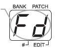 RATE (Parametr) 10. DELAY (Typ & parametr) 11. D.TIME (Parametr) 12. REVERB (Typ & parametr) 13.