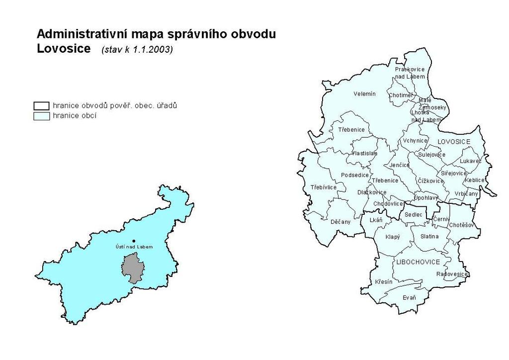 SO ORP LOVOSICE Pod svahy malebných kopců Českého středohoří se nalézá správní obvod obce s rozšířenou působností Lovosice.