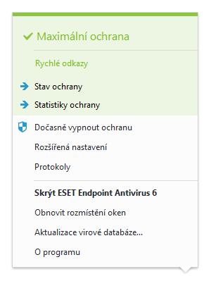 V rozbalovacím menu Zobrazovat události od úrovně můžete nastavit bezpečnostní úroveň, od které chcete být informováni.