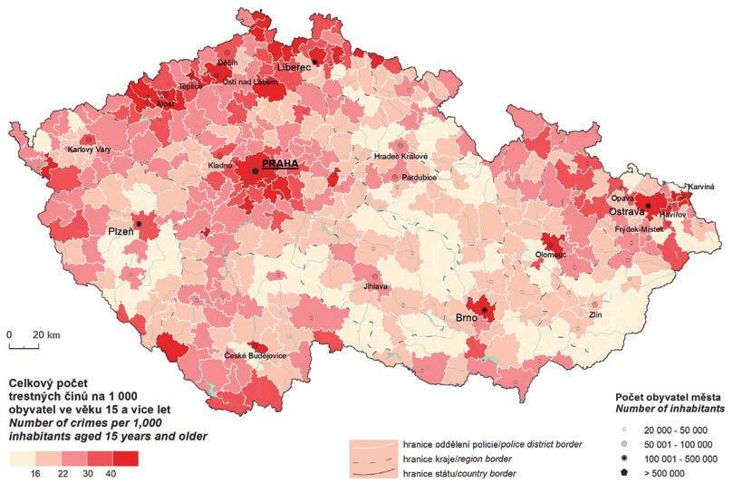 Jiří Nemeškal Jana Jíchová Prostorový vzorec kriminality v Česku jihovýchodní Moravy (viz obrázek 1).