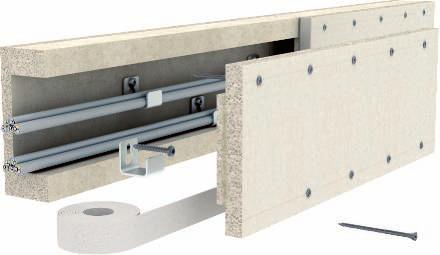 Princip instalace PYROLINE Con D Betonový protipožární kanál pro přímou montáž na stěnu a na strop Instalační kanál z lehčeného betonu zesíleného skelnými vlákny Katalog Kompakt