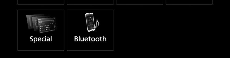 2 Klepněte na [SETUP]. hhobjeví se obrazovka SETUP. 3 Klepněte na [Special]. hhzobrazí se obrazovka User Interface. 4 Jednotlivé položky nastavte následovně.